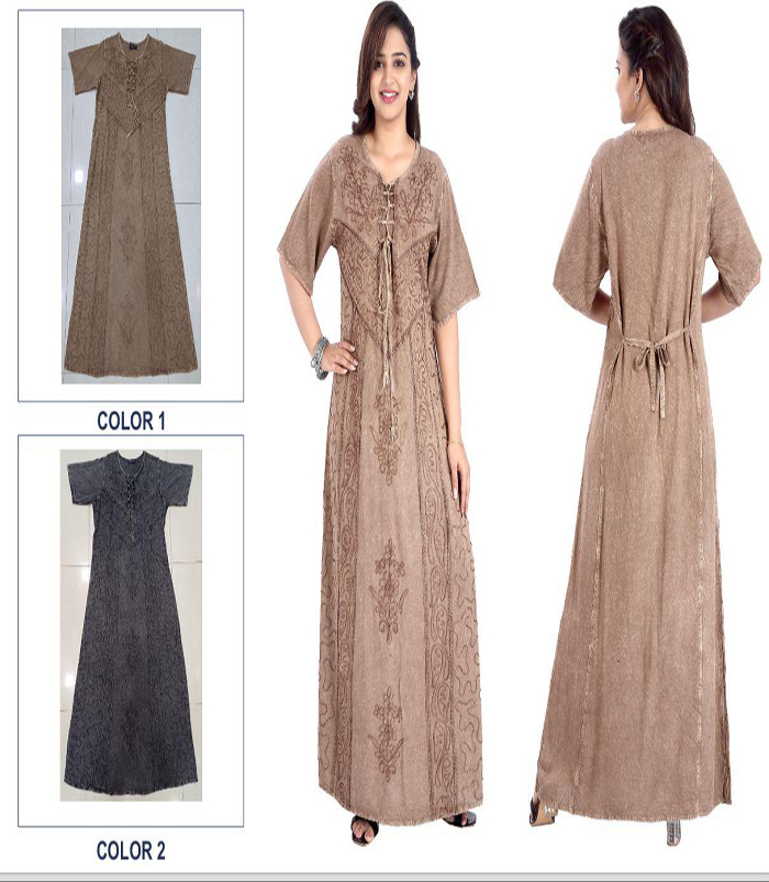 WhatsApp Image 2025-04-16 at 4.47.33 PM (2) قميص نسائي ريون مطرز - الصورة 1